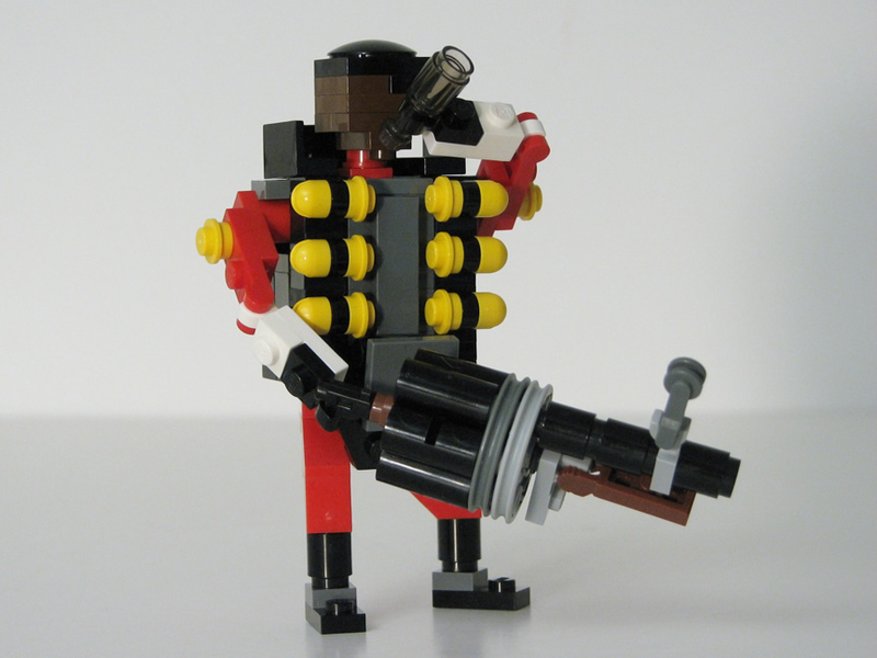 Illustration for article titled These TF2 LEGO Figures are so Small! They are Funny to me!